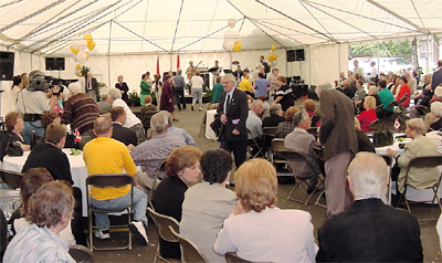 One of the early events celebrating the 25th Anniversary of Canadian Macedonian Place